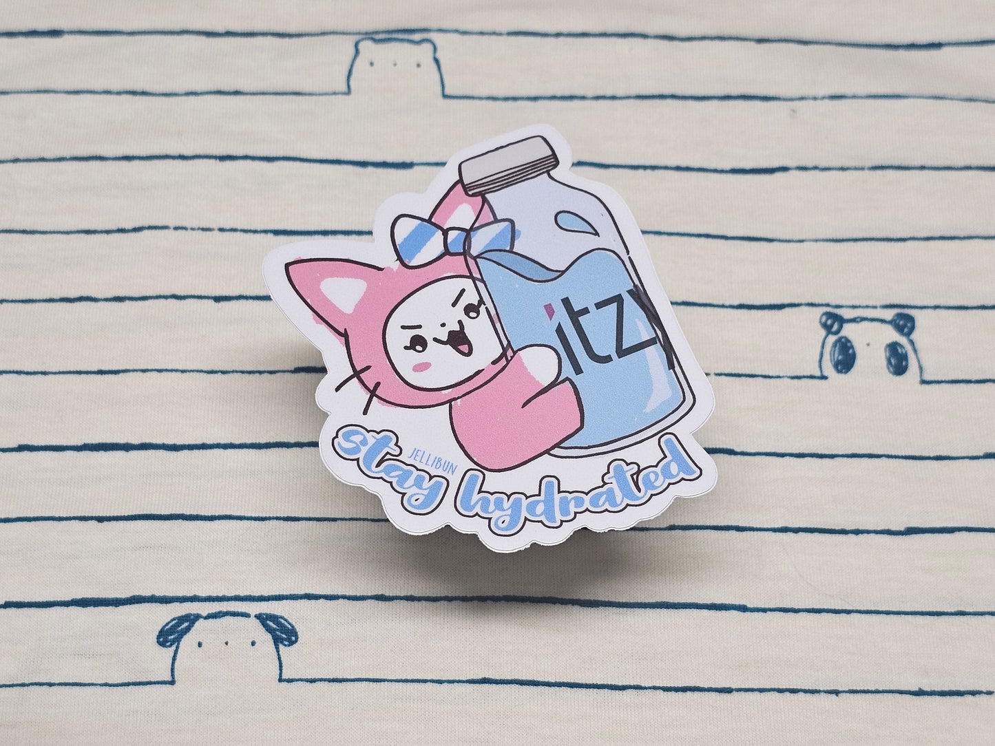Stay Hydrated Vinyl Stickers: ITZY WDZY