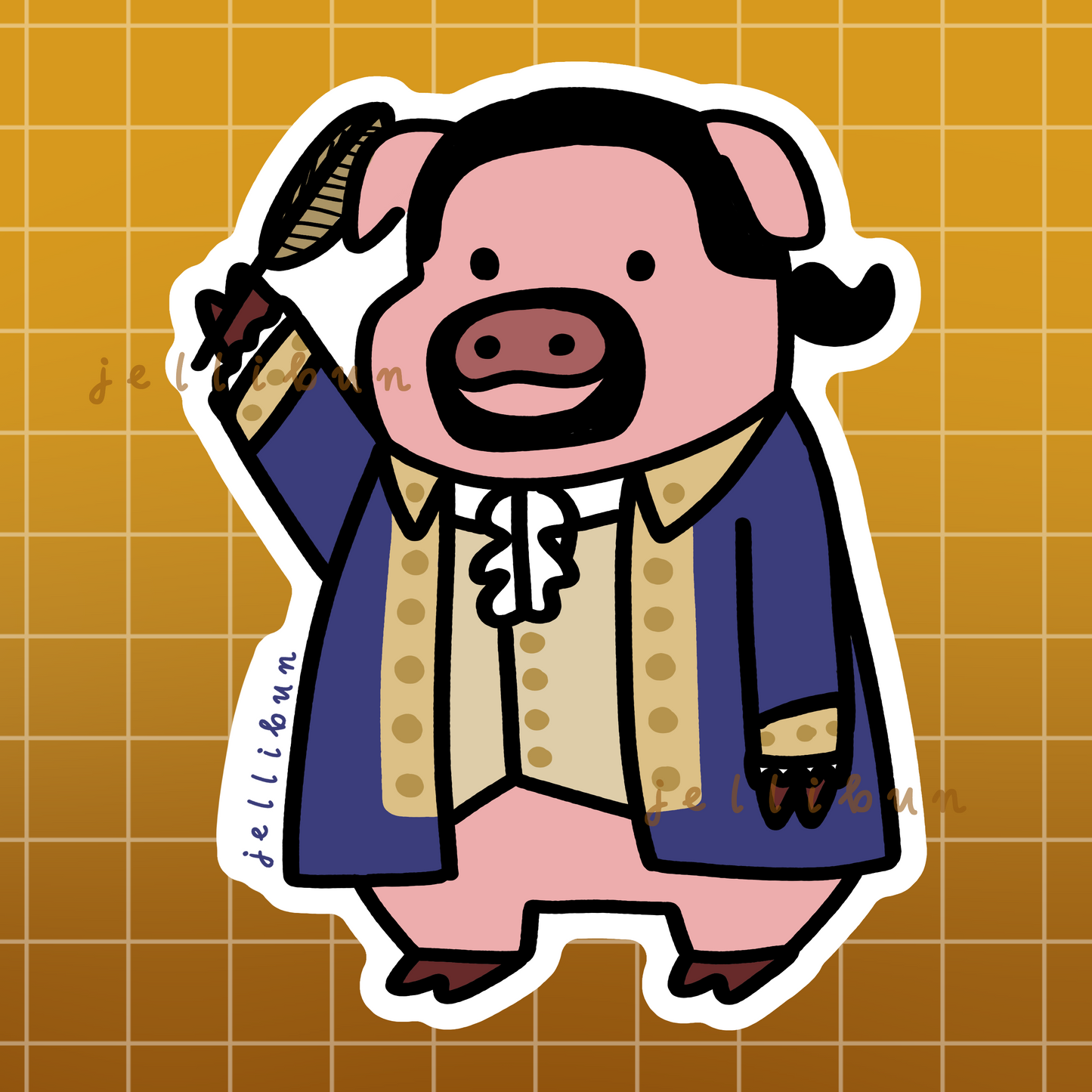 HAMilton Vinyl Sticker