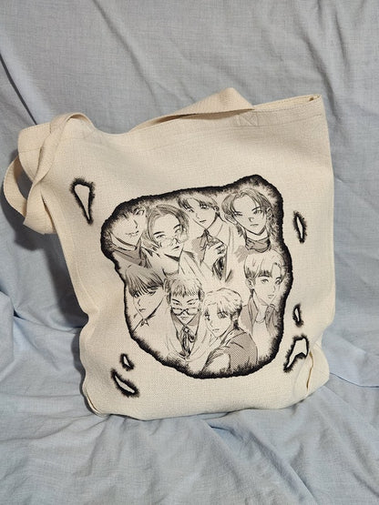ATEEZ Outlaw Comic Tote Bag | Sublimation or Direct-to-Film