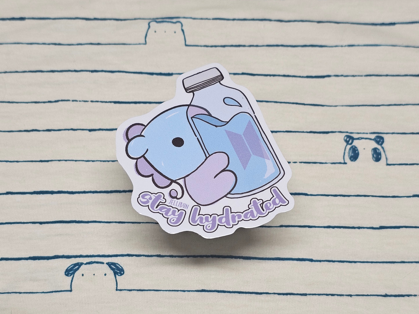 Stay Hydrated Vinyl Stickers: BTS BT21