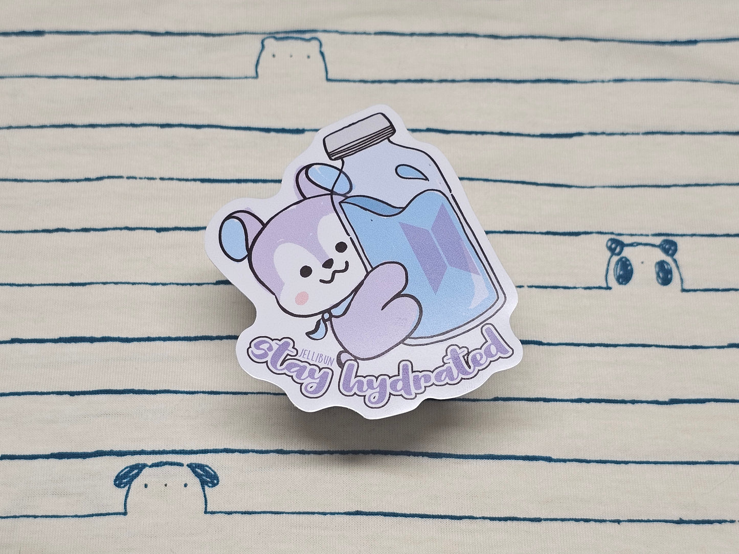 Stay Hydrated Vinyl Stickers: BTS BT21