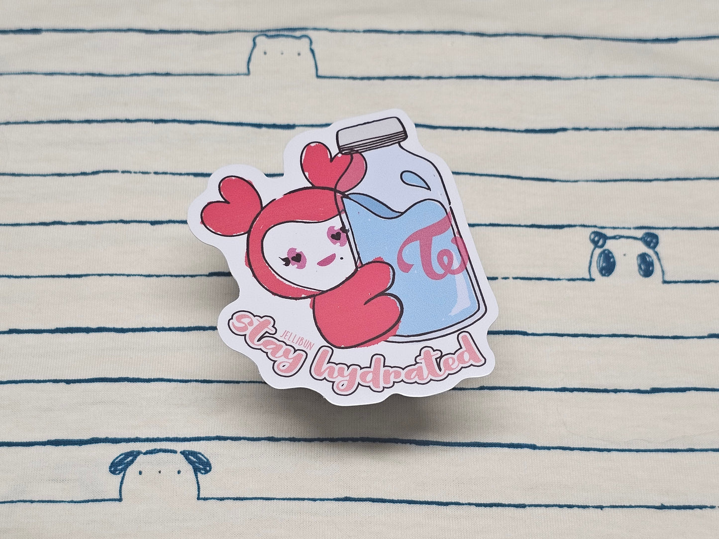 Stay Hydrated Vinyl Stickers: Twice Lovelys