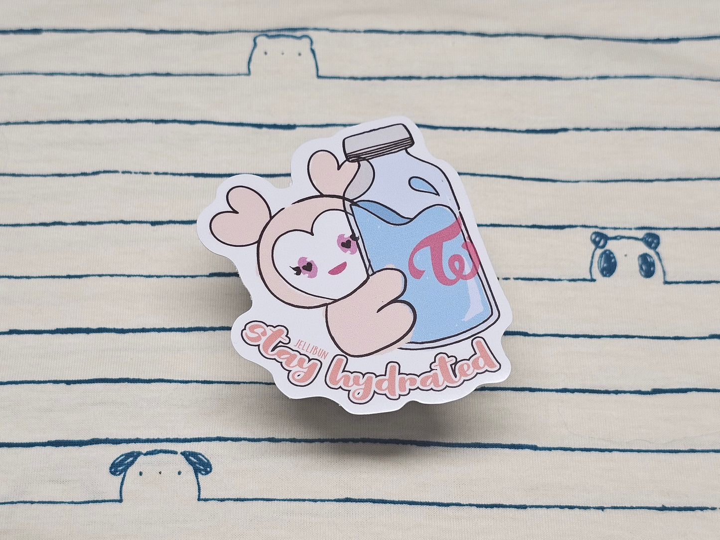 Stay Hydrated Vinyl Stickers: Twice Lovelys