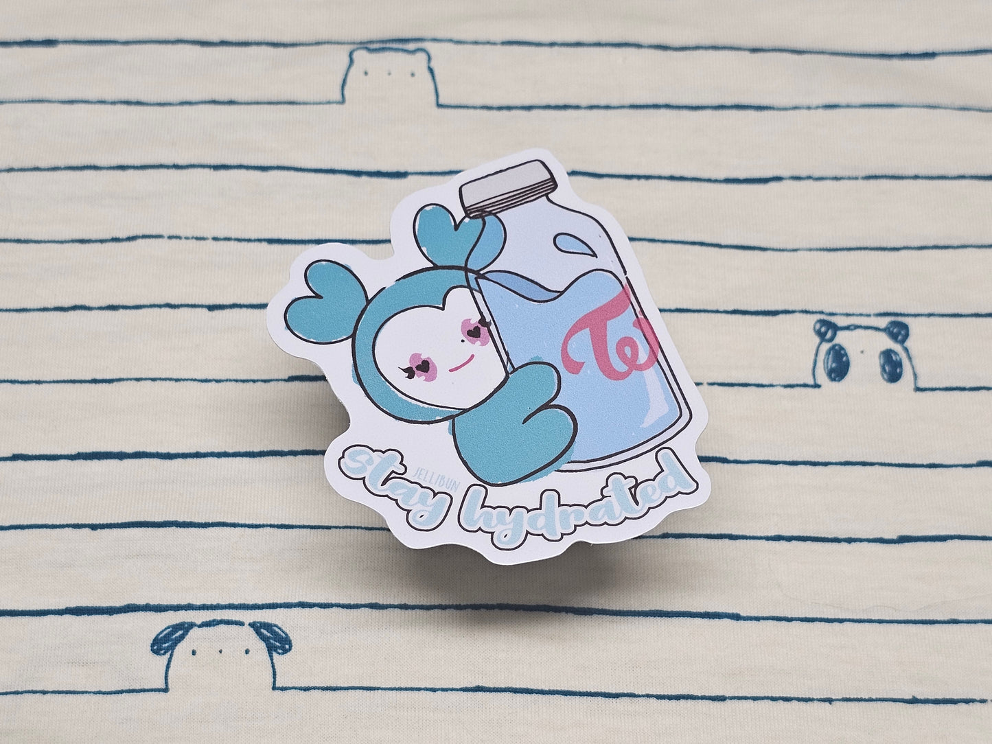 Stay Hydrated Vinyl Stickers: Twice Lovelys