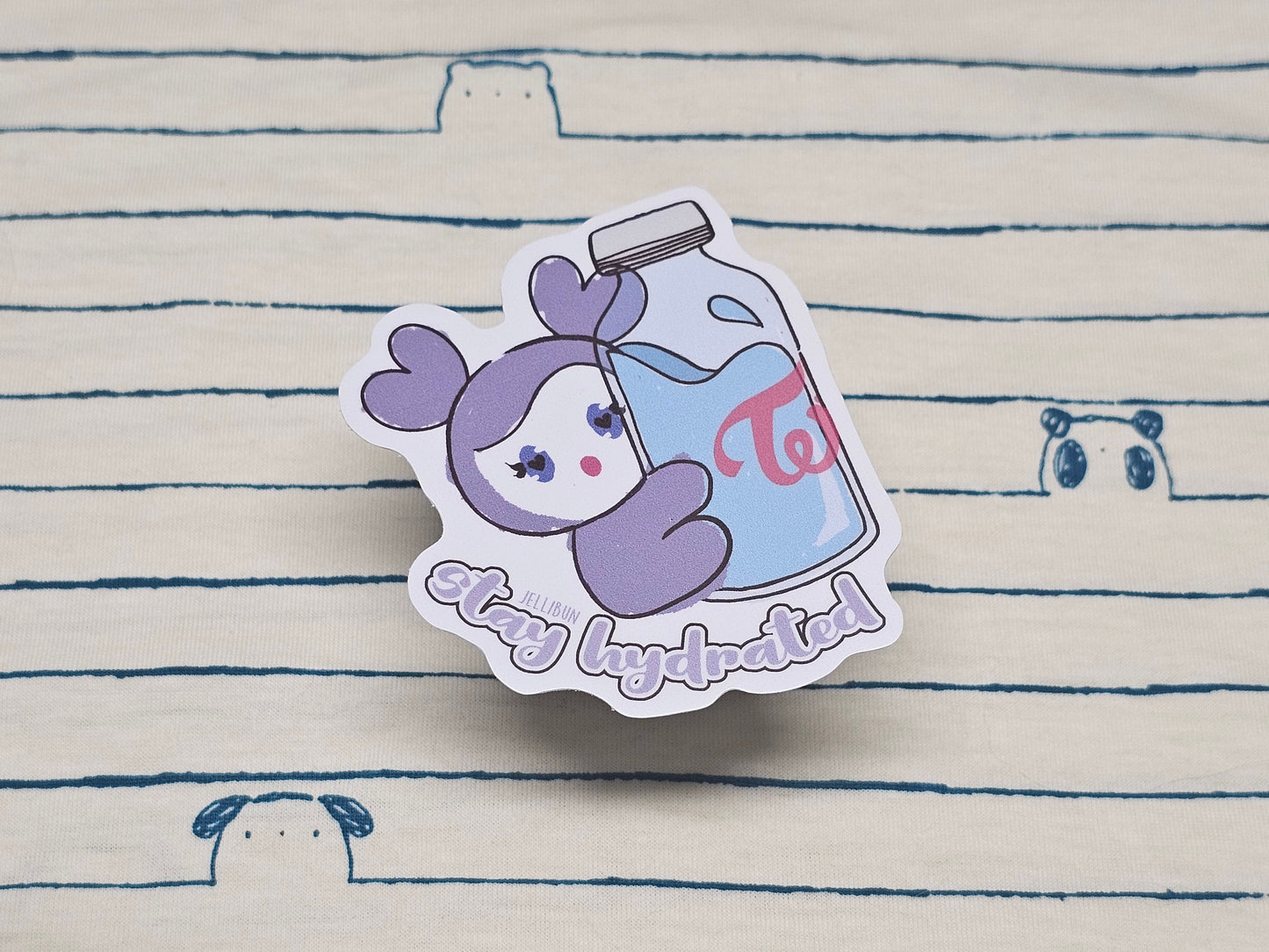 Stay Hydrated Vinyl Stickers: Twice Lovelys