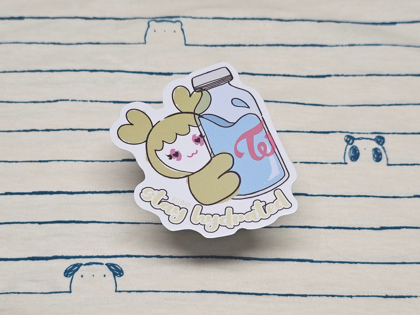 Stay Hydrated Vinyl Stickers: Twice Lovelys