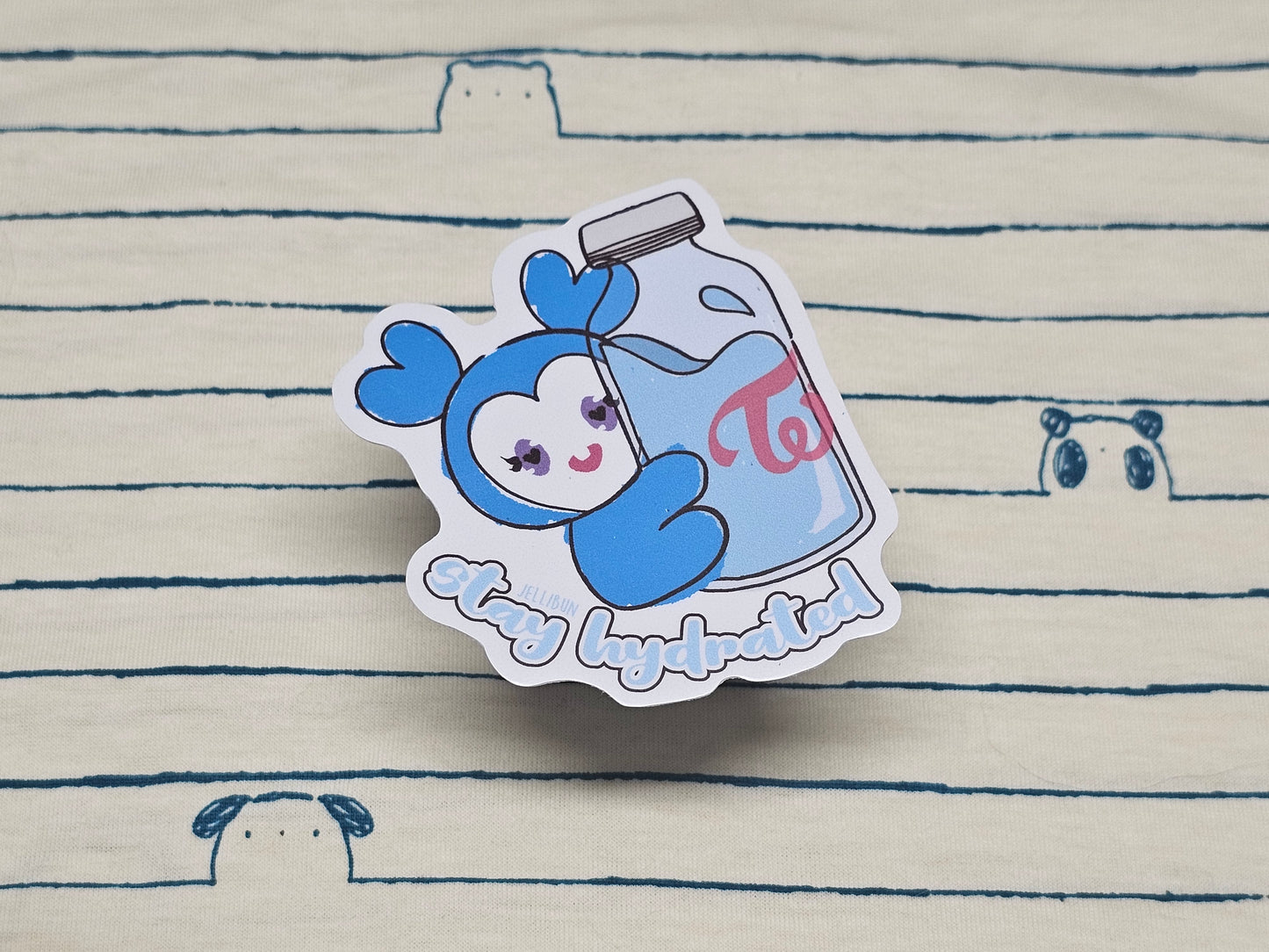 Stay Hydrated Vinyl Stickers: Twice Lovelys