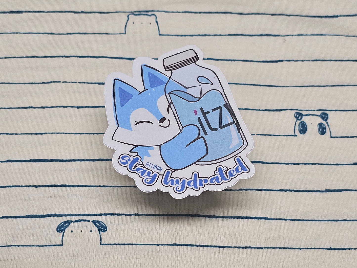 Stay Hydrated Vinyl Stickers: ITZY WDZY