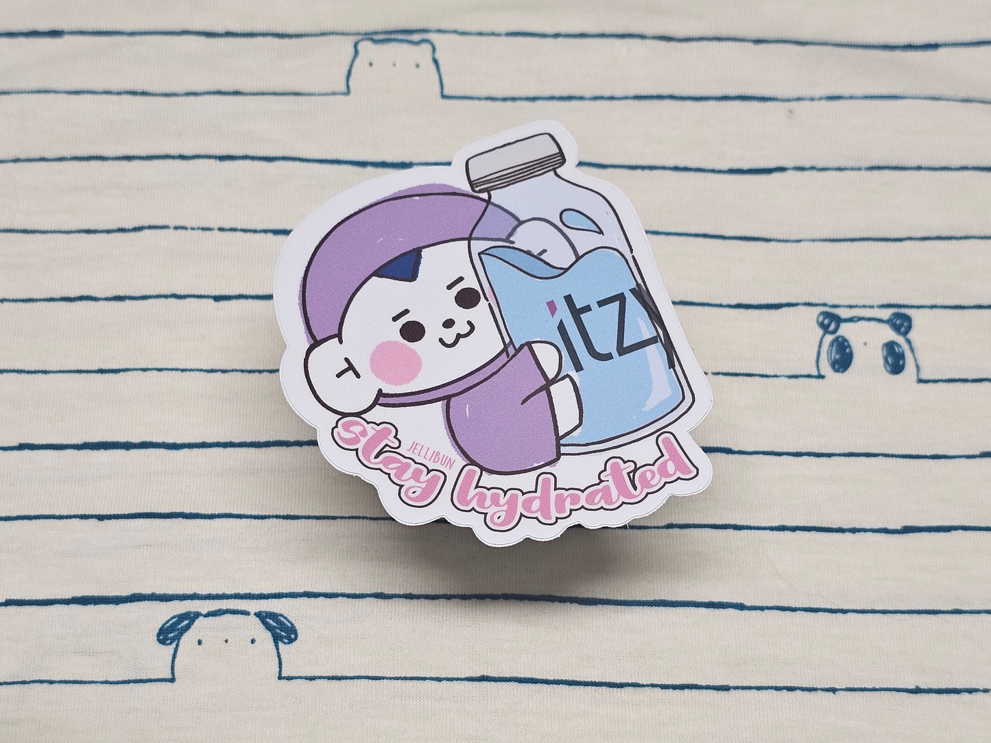 Stay Hydrated Vinyl Stickers: ITZY WDZY