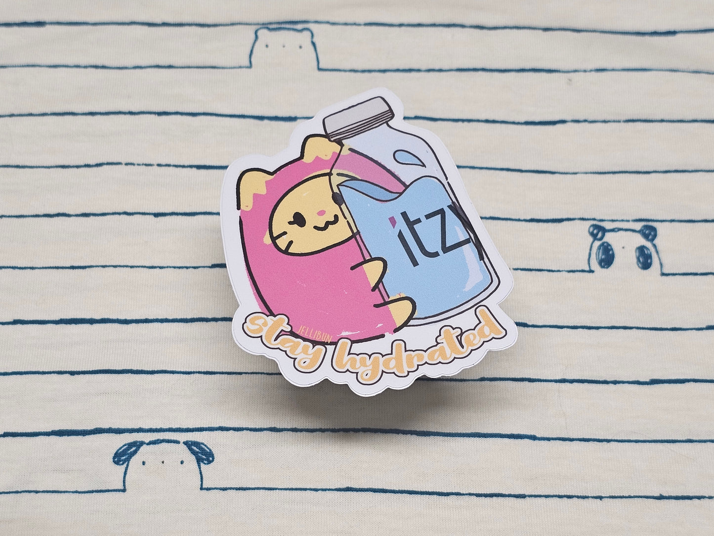 Stay Hydrated Vinyl Stickers: ITZY WDZY