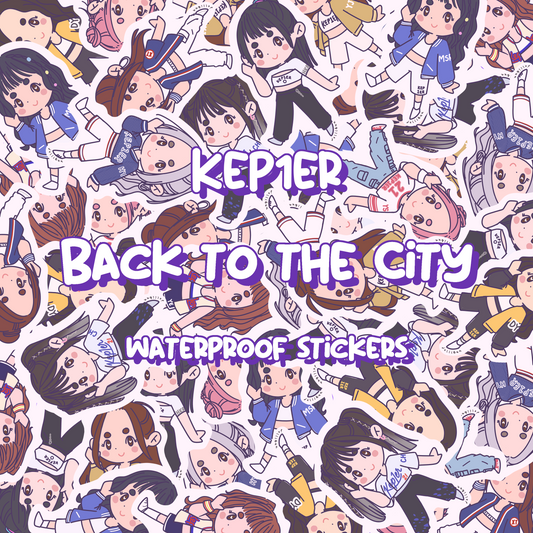 Kep1er "Back to the City" Vinyl Stickers