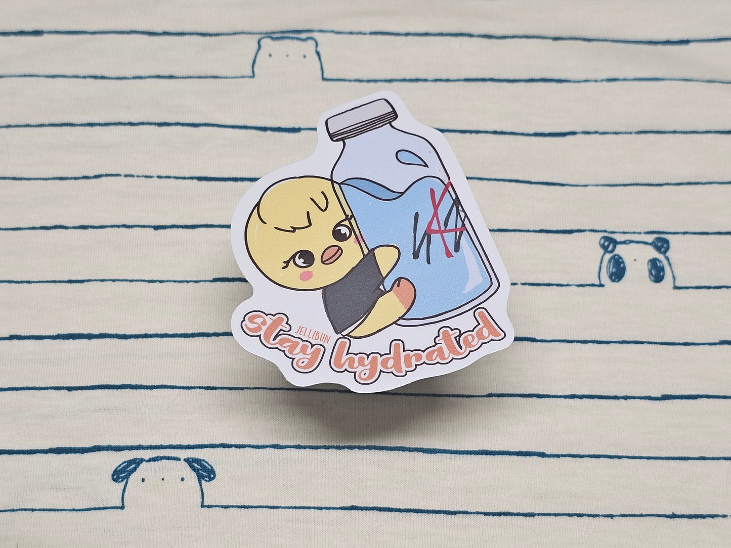 Stay Hydrated Vinyl Stickers: Stray Kids SKZOO