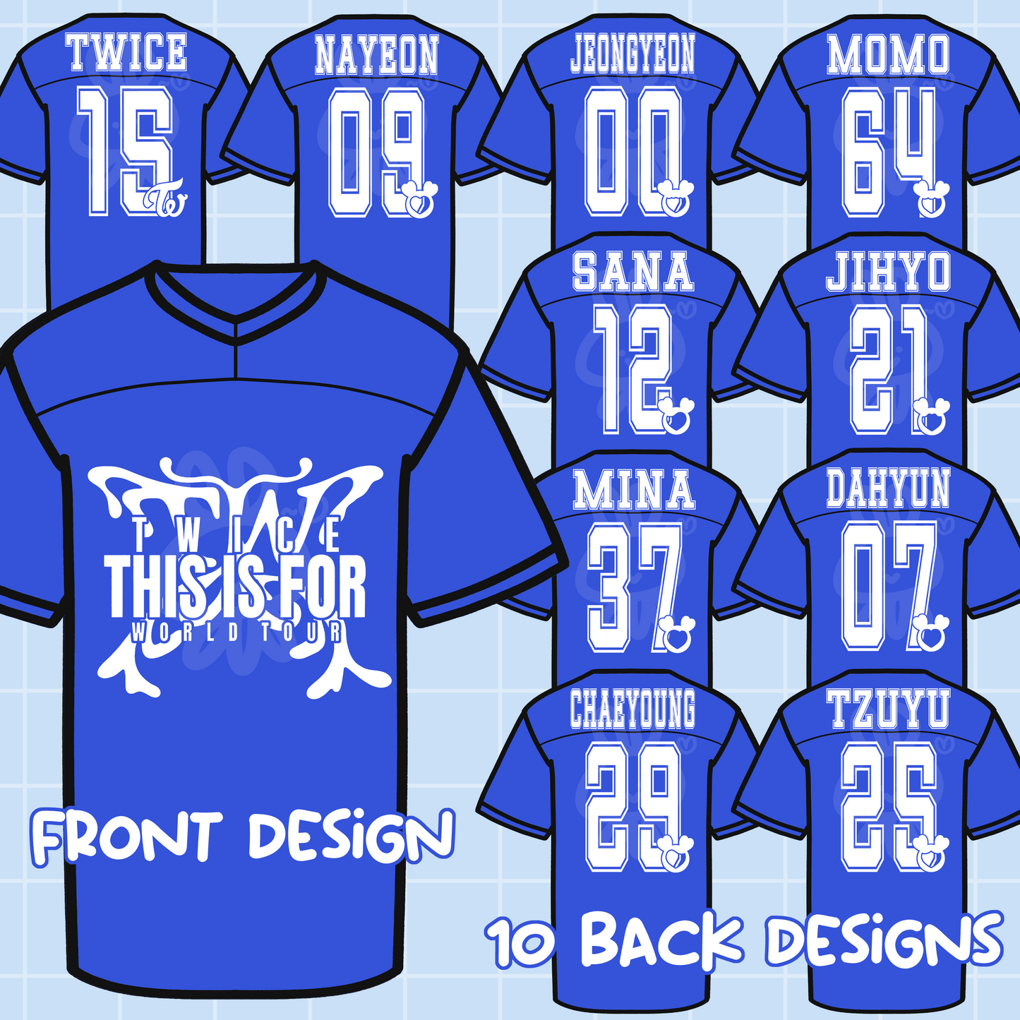 TWICE "THIS IS FOR" Football Jersey [WAVE 2 PREORDER]