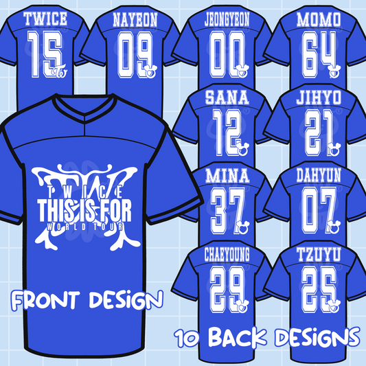 TWICE "THIS IS FOR" Football Jersey [WAVE 2 PREORDER]