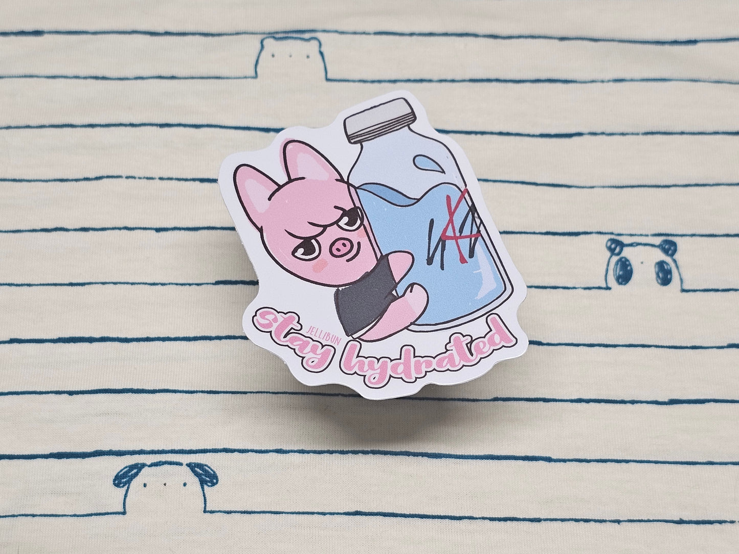 Stay Hydrated Vinyl Stickers: Stray Kids SKZOO