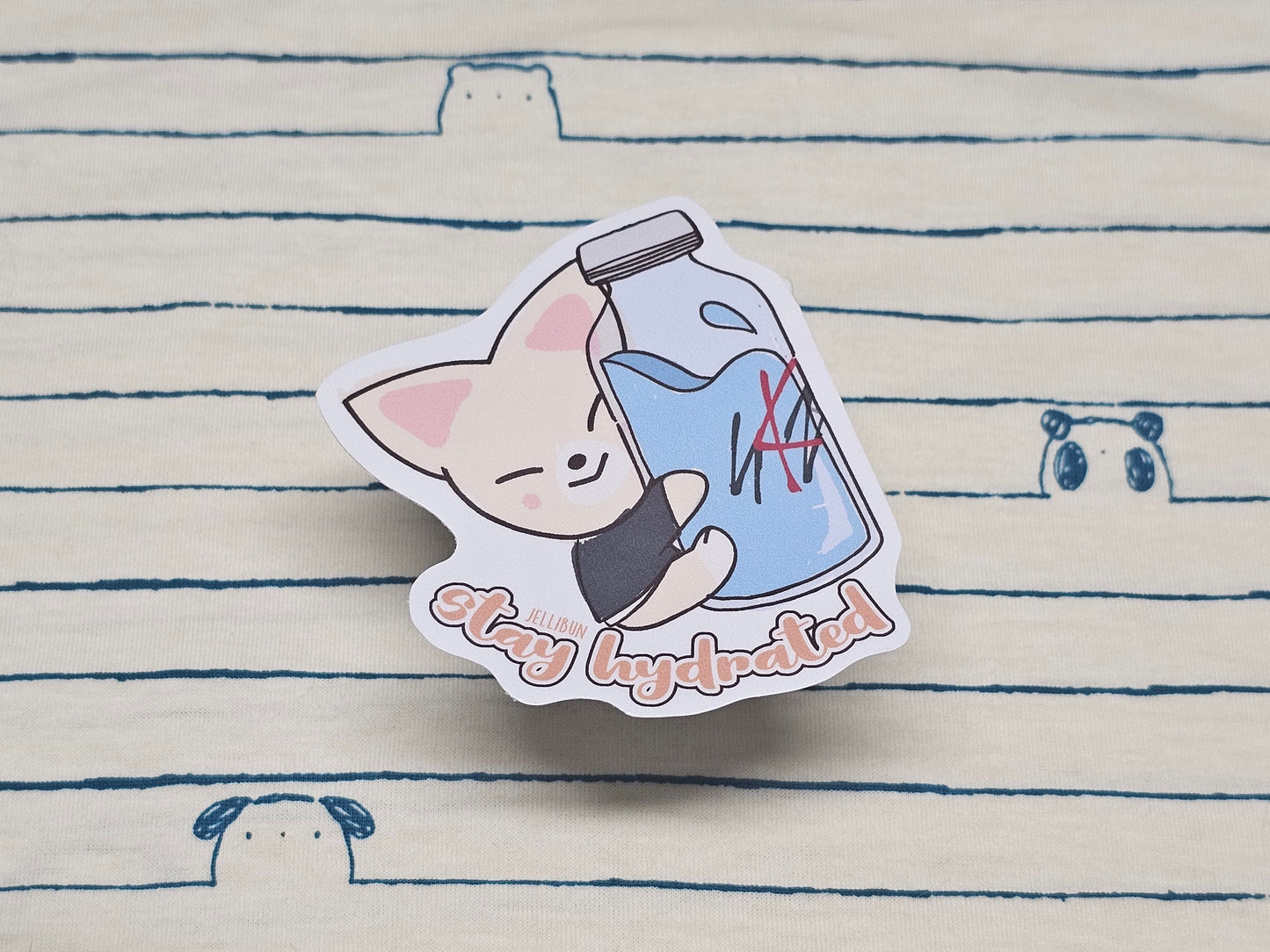 Stay Hydrated Vinyl Stickers: Stray Kids SKZOO