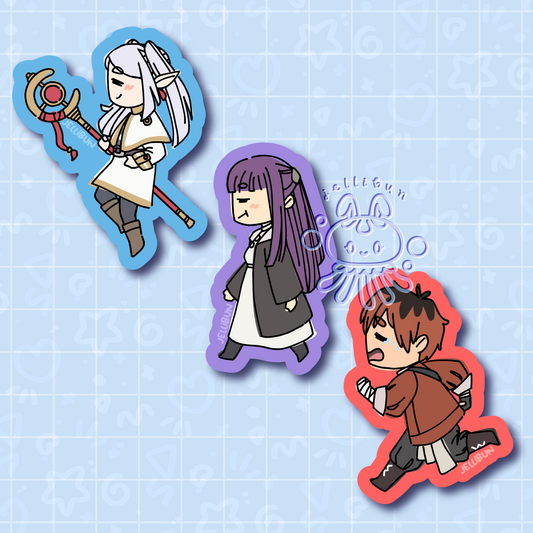 The Party of Three Vinyl Stickers | Singles + Bundle - SATIN