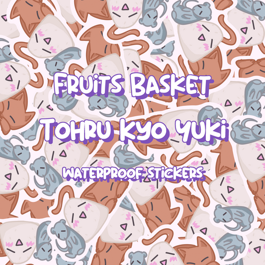 Fruits Basket Vinyl Sticker
