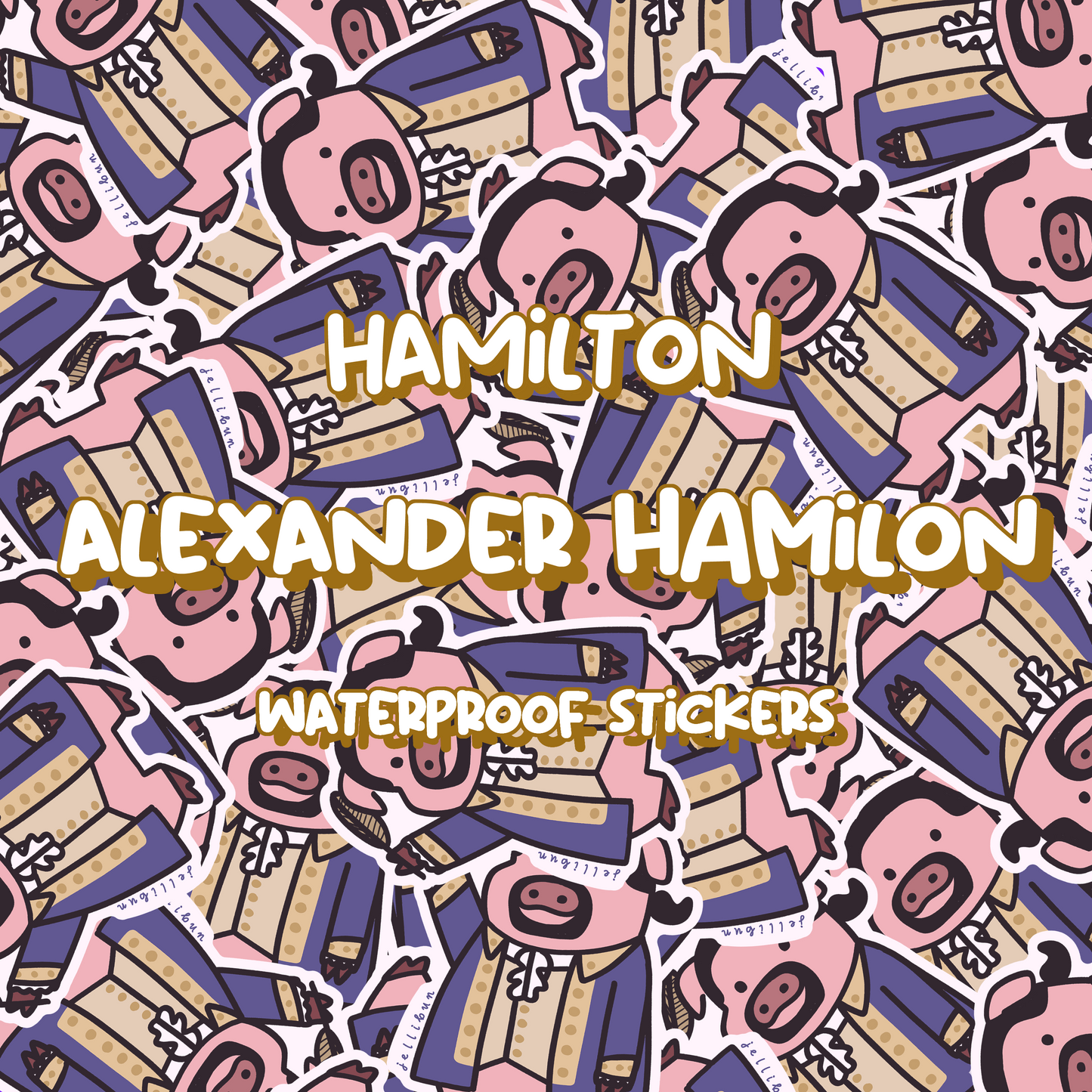 HAMilton Vinyl Sticker