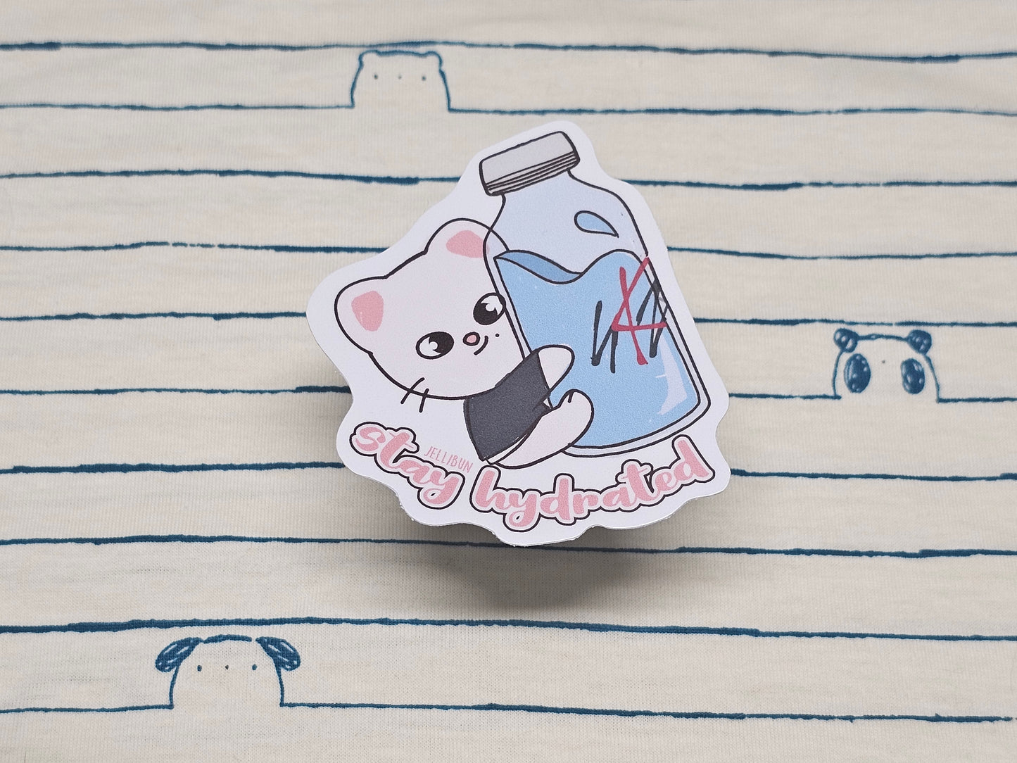 Stay Hydrated Vinyl Stickers: Stray Kids SKZOO