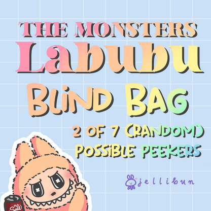 The Monsters Vinyl Stickers Blind Bag (2 of 7 Random) - SATIN