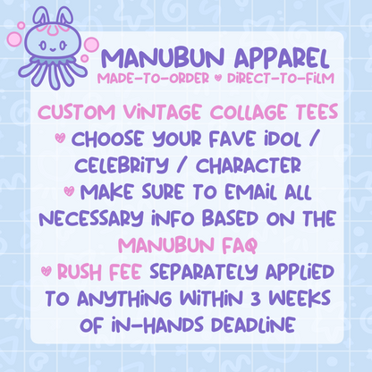 MANUBUN | Custom Vintage Collage T-Shirt