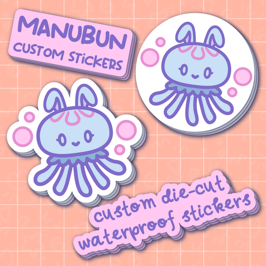 MANUBUN | Custom Die-Cut Vinyl Stickers