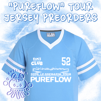 LE SSERAFIM "PUREFLOW" Football Jersey PREORDER - SHIPS SEPTEMBER 6