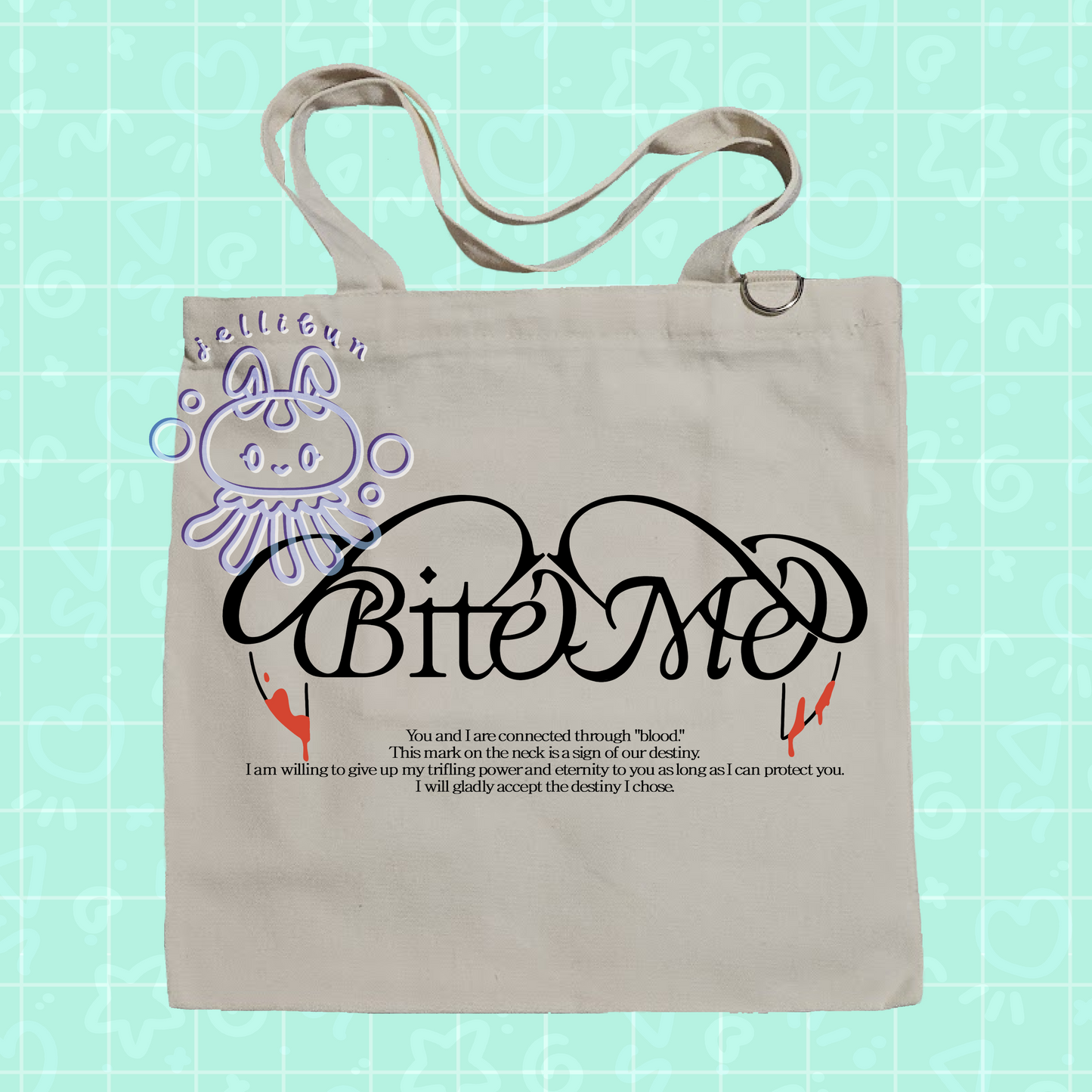 Enhypen "Bite Me" Tote Bag | Direct-to-Film