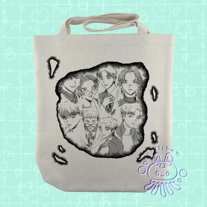 ATEEZ Outlaw Comic Tote Bag | Sublimation or Direct-to-Film