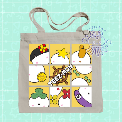 ATEEZ Teezmon Inspired Tote Bag | Direct-to-Film