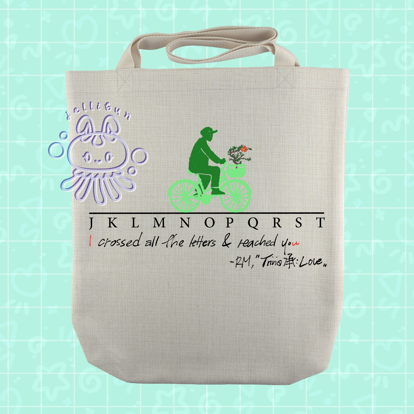 BTS RM "Trivia 承: Love" Tote Bag | Sublimation