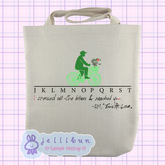 BTS RM "Trivia 承: Love" Tote Bag | Sublimation or Direct-to-Film