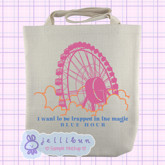 TXT "Blue Hour" Tote Bag | Sublimation