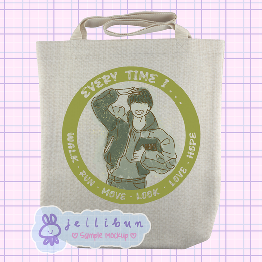 BTS J-Hope "on the street" Tote Bag | Sublimation