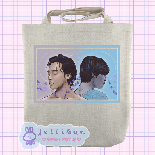 BTS Jimin "FACE" Tote Bag | Sublimation