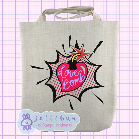 fromis_9 "LOVE BOMB" Inspired Tote Bag