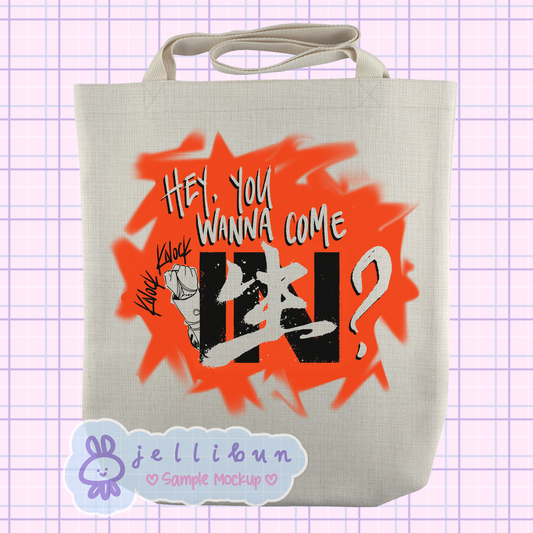 Stray Kids "Back Door" Tote Bag