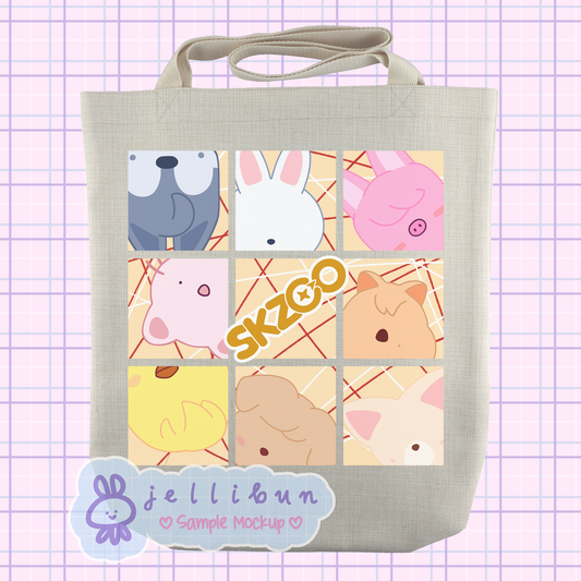 Stray Kids SKZOO Tote Bag | Sublimation
