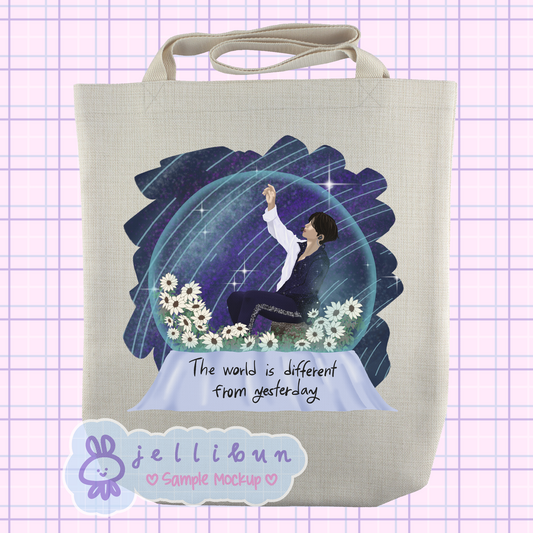 BTS Jimin "Serendipity" Tote Bag | Sublimation