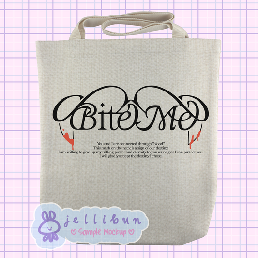 Enhypen "Bite Me" Tote Bag | Direct-to-Film