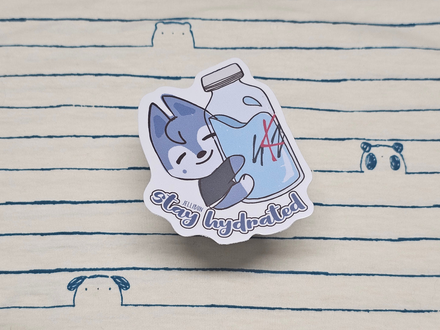 Stay Hydrated Vinyl Stickers: Stray Kids SKZOO
