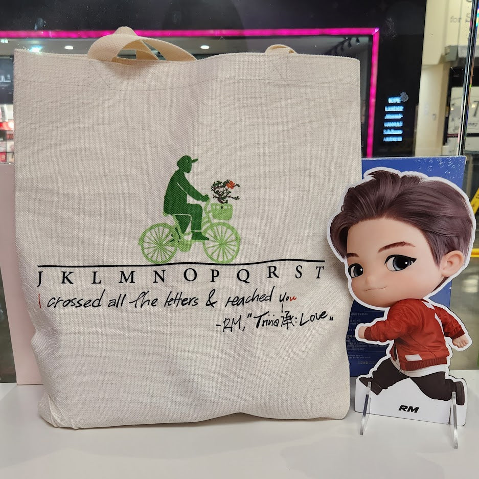 BTS RM "Trivia 承: Love" Tote Bag | Sublimation